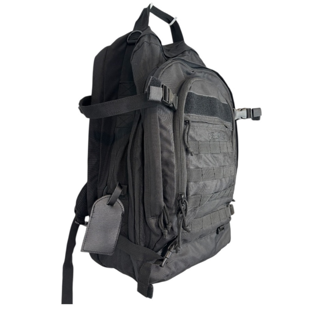 Sandpiper of California (S.O.C.) “Bug Out Bag” Military Tactical Black Backpack - Picture 4 of 12